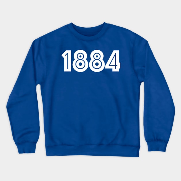 Leicester 1884 Crewneck Sweatshirt by Confusion101